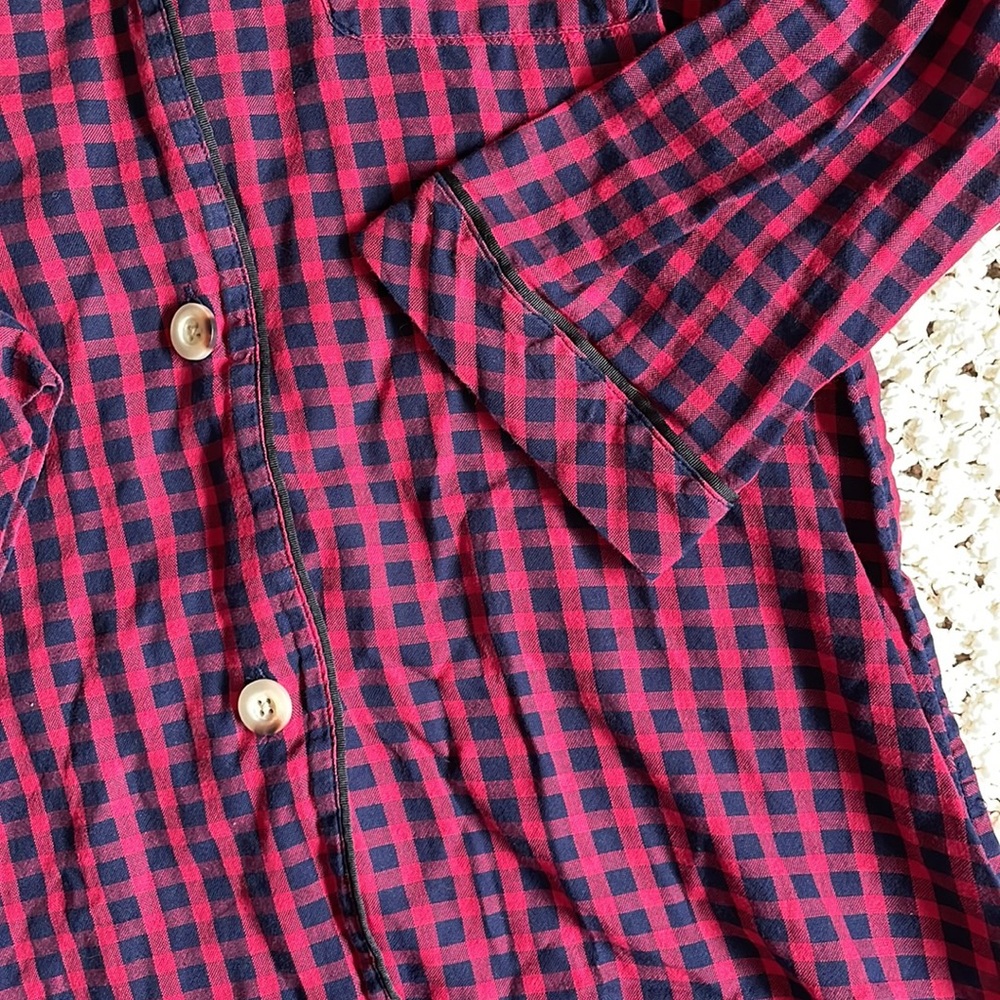 😴 Madewell Bedtime Nightshirt in Gingham Check 😴 - Picture 4 of 8
